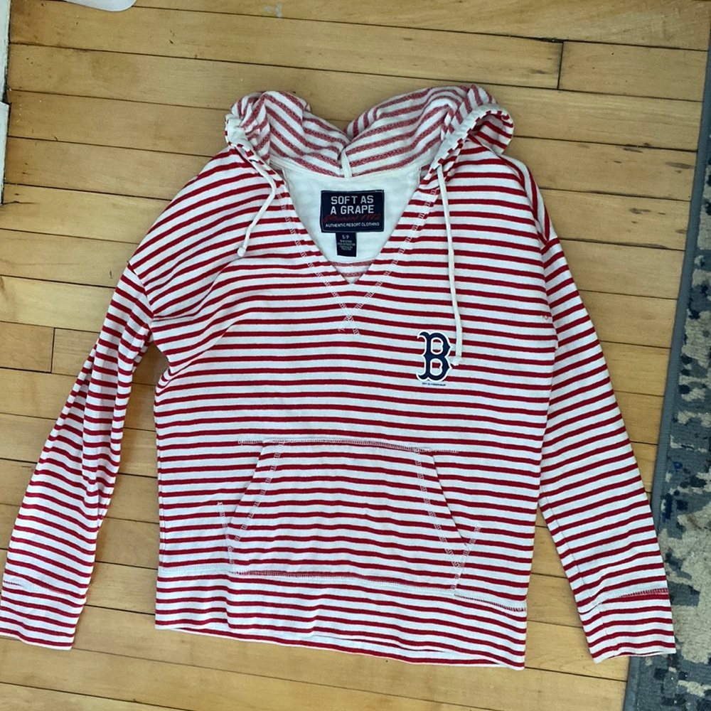 Boston Red Sox Red striped hoodie S